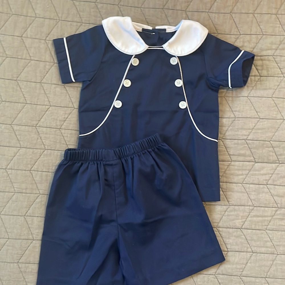 2T matching sailor set